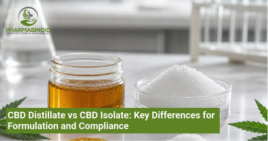 CBD Distillate vs CBD Isolate: Key Differences for Formulation and Compliance