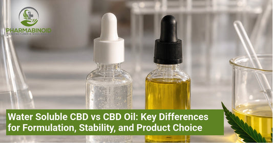 Water Soluble CBD vs CBD Oil: Key Differences for Formulation, Stability, and Product Choice