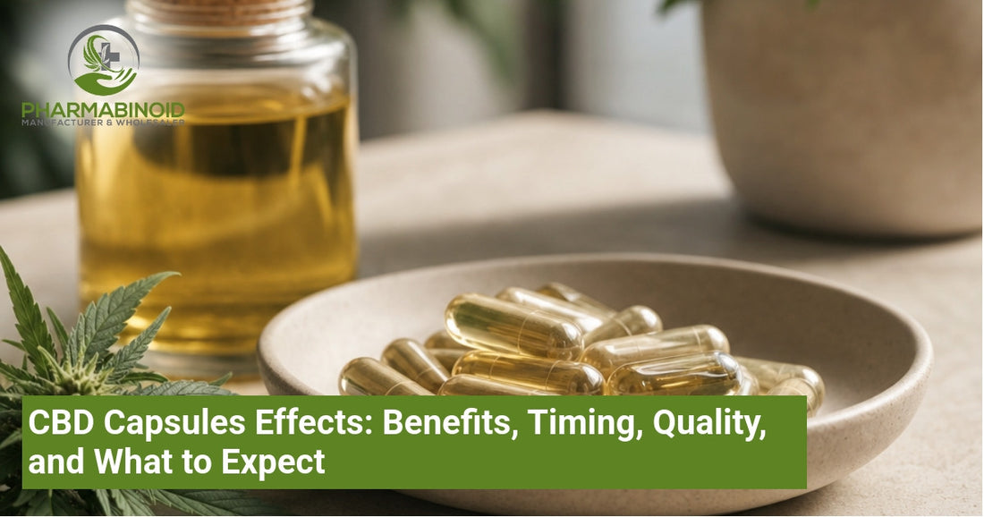 CBD Capsules Effects: Benefits, Timing, Quality, and What to Expect