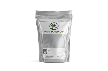Svart Pharmabinoid PPC Isolate-flaska med etikett som visar produktdetaljer och varumärke, storlek 250 ml.