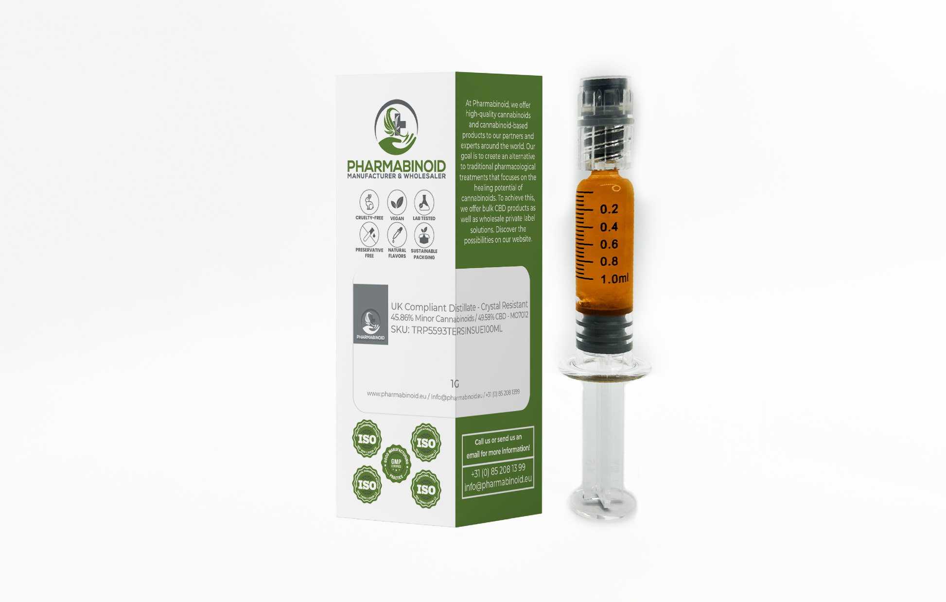 UK Compliant Distillate - Crystal Resistant - Pharmabinoid