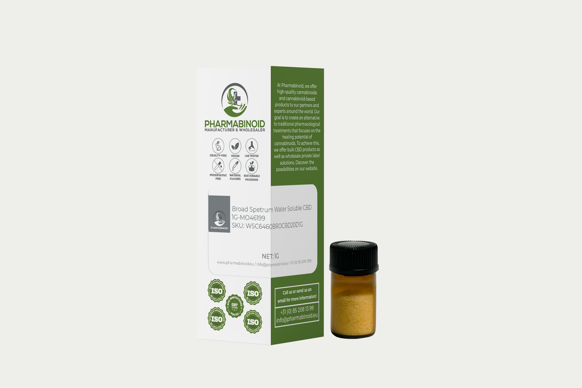 Broad Spectrum Water Soluble CBD - Pharmabinoid